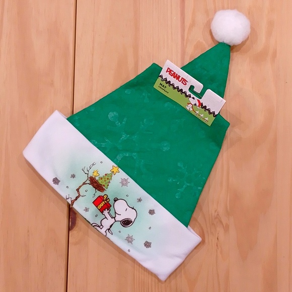 Peanuts Snoopy Woodstock Christmas Hat Pom Pom - Picture 1 of 9